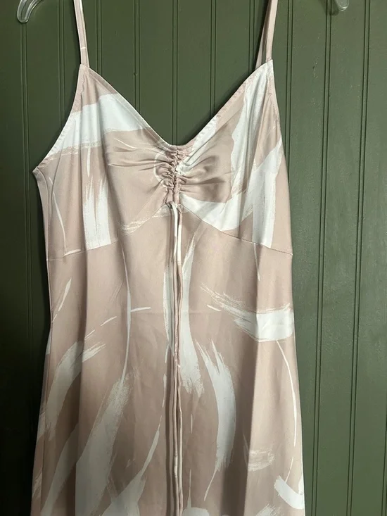 Blu Pepper Blush and White Maxi Slip Dress - Picture 2 of 4